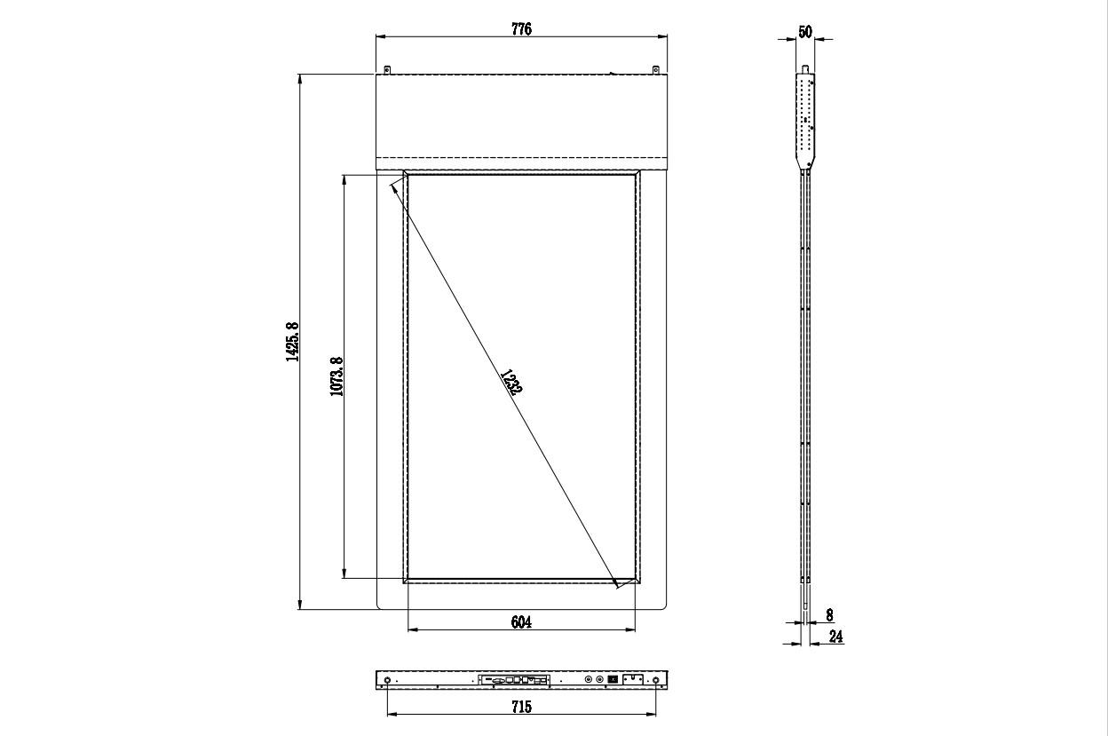 49寸双屏吊挂-BL款-新(图1)
